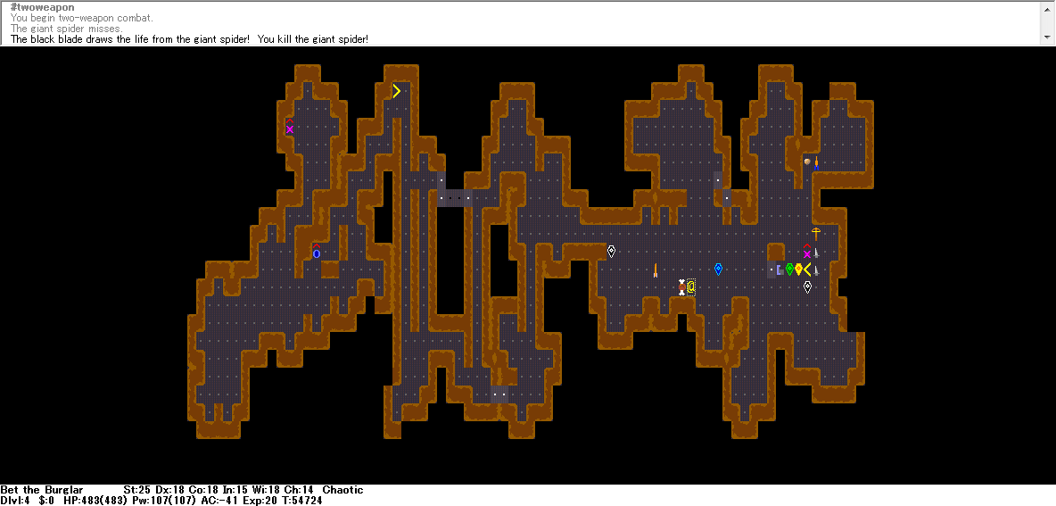 Procedural Life Labyrinth 17 Views Of Nethack Gaming